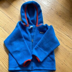 Baby 3 Patagonia fleece jacket.
